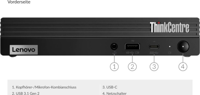Купить Lenovo ThinkCentre M70q 11DT - Mini - Core i5 10400T / 2 GHz - RAM 8 GB - SSD 256 GB - TCG Opal Encryption, NVMe - UHD Graphics 630 - GigE - WLAN: 802.11a/b/g/n/ac/ax, Bluetooth 5.1 - Win 10 Pro 64-Bit - Monitor: keiner (11DT003WGE) в магазине wardena.ru
