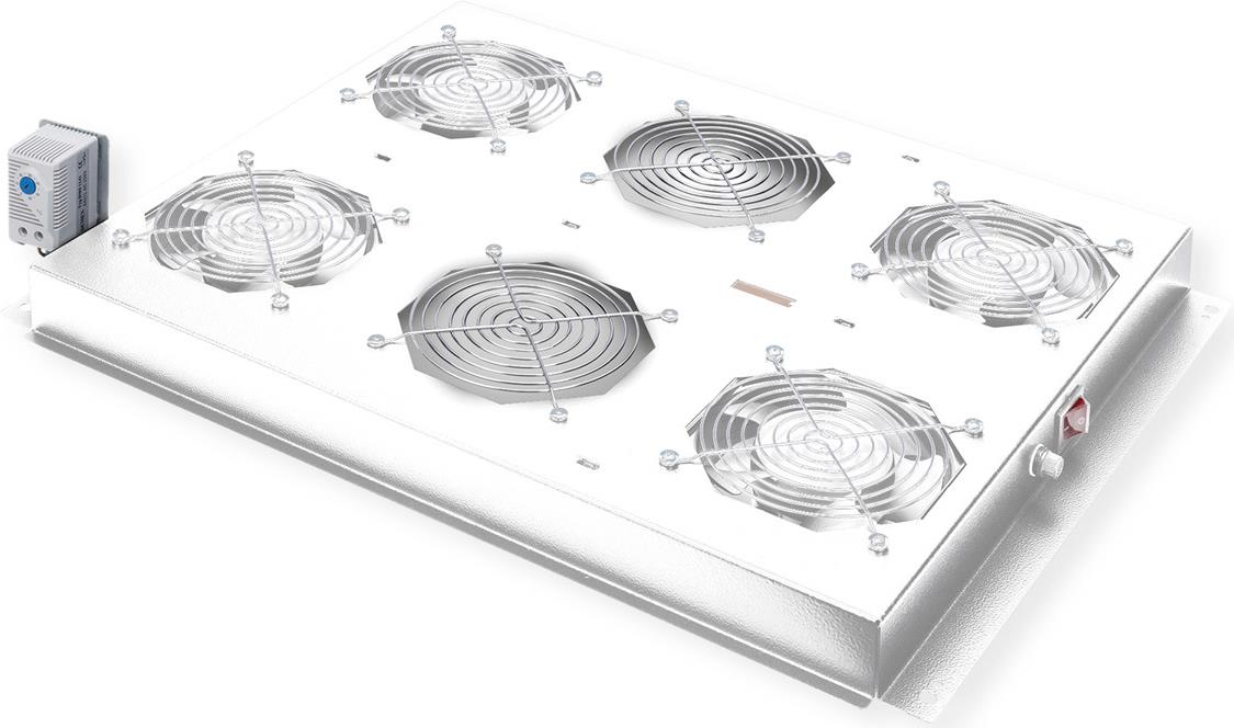 Купить ROLINE 19 Zoll Dachlüftereinheit 4 Lüfte Thermostat grau (26.21.0273) в магазине wardena.ru