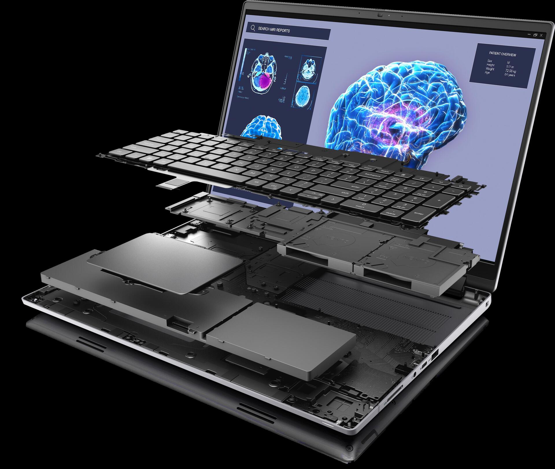 Купить Dell Precision 7680 - Intel Core i9 13950HX / 2.2 GHz - Win 11 Pro - NVIDIA RTX 3500 Ada - 32 GB RAM - 1 TB SSD NVMe, Class 40 - 40.64 cm (16") 1920 x 1200 (Full HD Plus) - 802.11a/b/g/n/ac/ax (Wi-Fi 6E), Bluetooth - Gra (MVHK0) в магазине wardena.ru