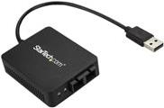 Купить StarTech.com USB 2.0 auf LWL Konverter - 100BaseFX SC - USB 2.0 auf Ethernet Netzwerk Adapter - 2 Km MM - Windows / Mac / Linux - Netzwerkadapter - USB 2.0 - 100Base-FX/100Base-SC x 1 - 1310 nm - Schwarz (US100A20FXSC) в магазине wardena.ru