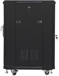 Купить Lanberg FF01-6615-12B Rack 15U Freistehendes Gestell Schwarz (FF01-6615-12B) в магазине wardena.ru