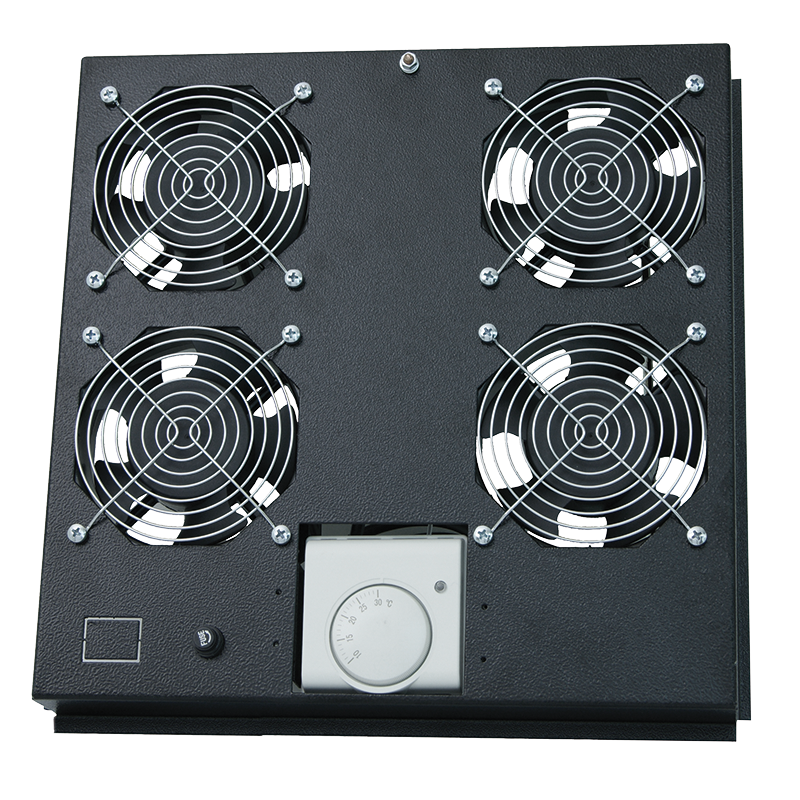 Купить LogiLink - Rack Dach Gebläseschale - mit 4 Lüfter, Thermostat - Wechselstrom 220-240 V - Schwarz, RAL 9005 (FAS122B) в магазине wardena.ru