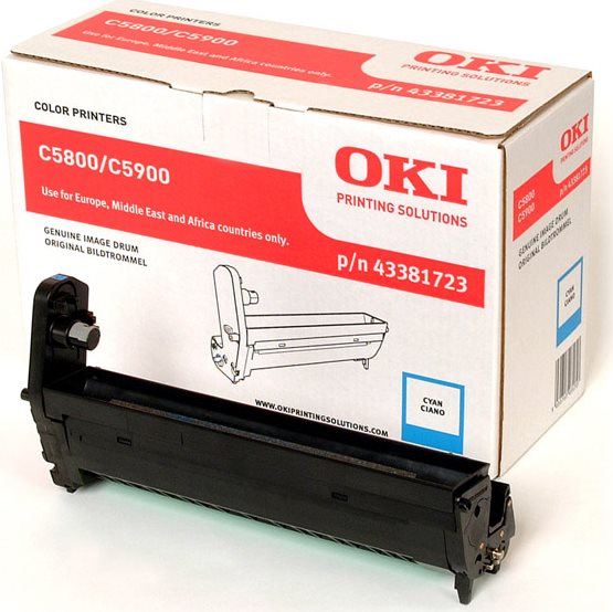 Купить OKI - Trommel-Kit Cyan - 20000 Seiten - für C5550 MFP, 5800dn, 5800Ldn, 5800n, 5900cdtn, 5900dn, 5900dtn, 5900n (43381723) в магазине wardena.ru