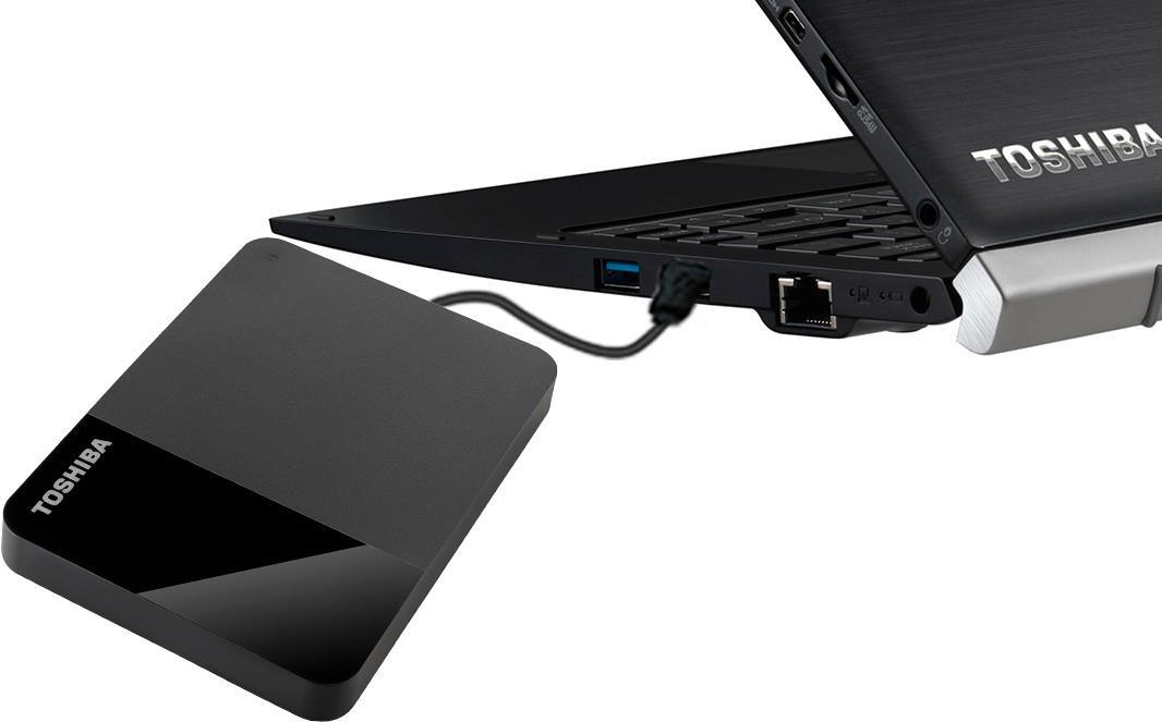 Купить Toshiba Canvio Ready - Festplatte - 1TB - extern (tragbar) - 2.5" (6,4 cm) - USB 3,2 Gen 1 - Schwarz (HDTP310EK3AA) в магазине wardena.ru