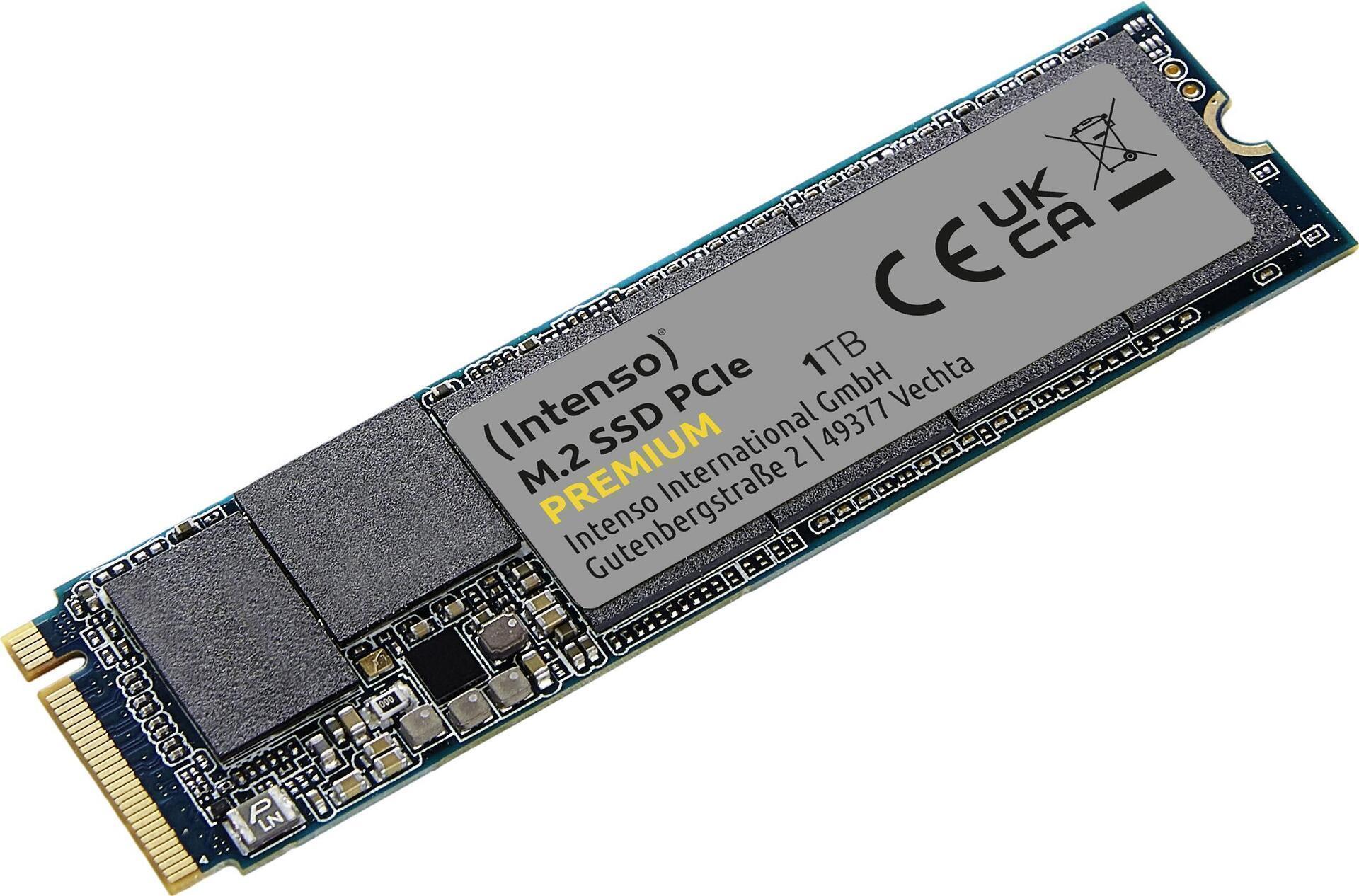 Купить Intenso PREMIUM - SSD - 1TB - intern - M.2 2280 - PCI Express 3.0 x4 (NVMe) (3835460) в магазине wardena.ru