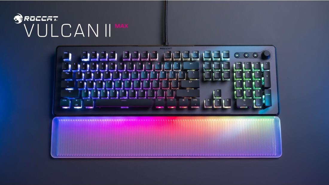 Купить ROCCAT Vulcan II Max schwarz Gaming-Tastatur mechanisch (00226045) в магазине wardena.ru