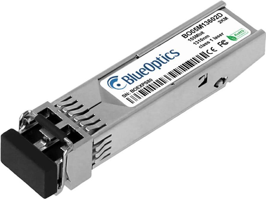 Купить FibroLAN B307 kompatibler BlueOptics© SFP Transceiver für Multimode 155Mbit Datenübertragungen in Glasfaser Netzwerken. Unterstützt Ethernet, Fibre Channel oder SONET/SDH Anwendungen in Switchen, Routern, Storage Systeme (B307-BO) в магазине wardena.ru
