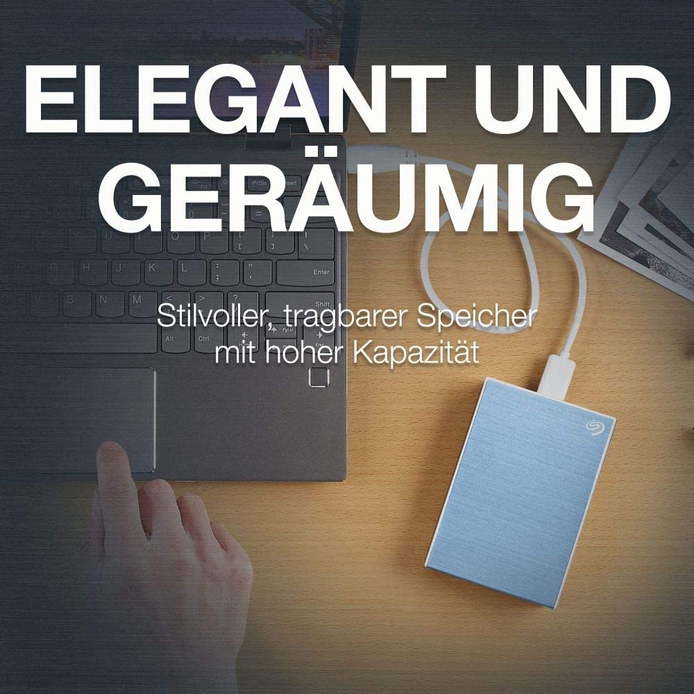 Купить Seagate One Touch HDD STKC4000402 - Festplatte - 4 TB - extern (tragbar) - USB 3.2 Gen 1 - Hellblau - mit 2 Jahre Seagate Rescue Datenwiederherstellung в магазине wardena.ru