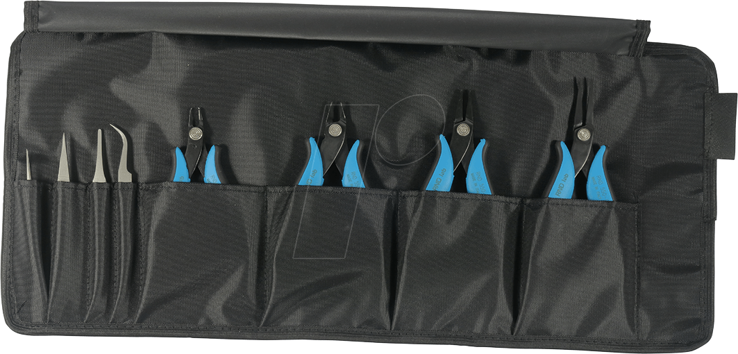 Купить RND LAB RND 550-00032 - Werkzeugsatz, Zangen, Pinzetten, Elektroniker, 8-teilig (RND 550-00032) в магазине wardena.ru