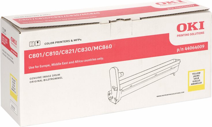 Купить OKI - Trommel-Kit Gelb - 20000 Seiten (44064009) в магазине wardena.ru