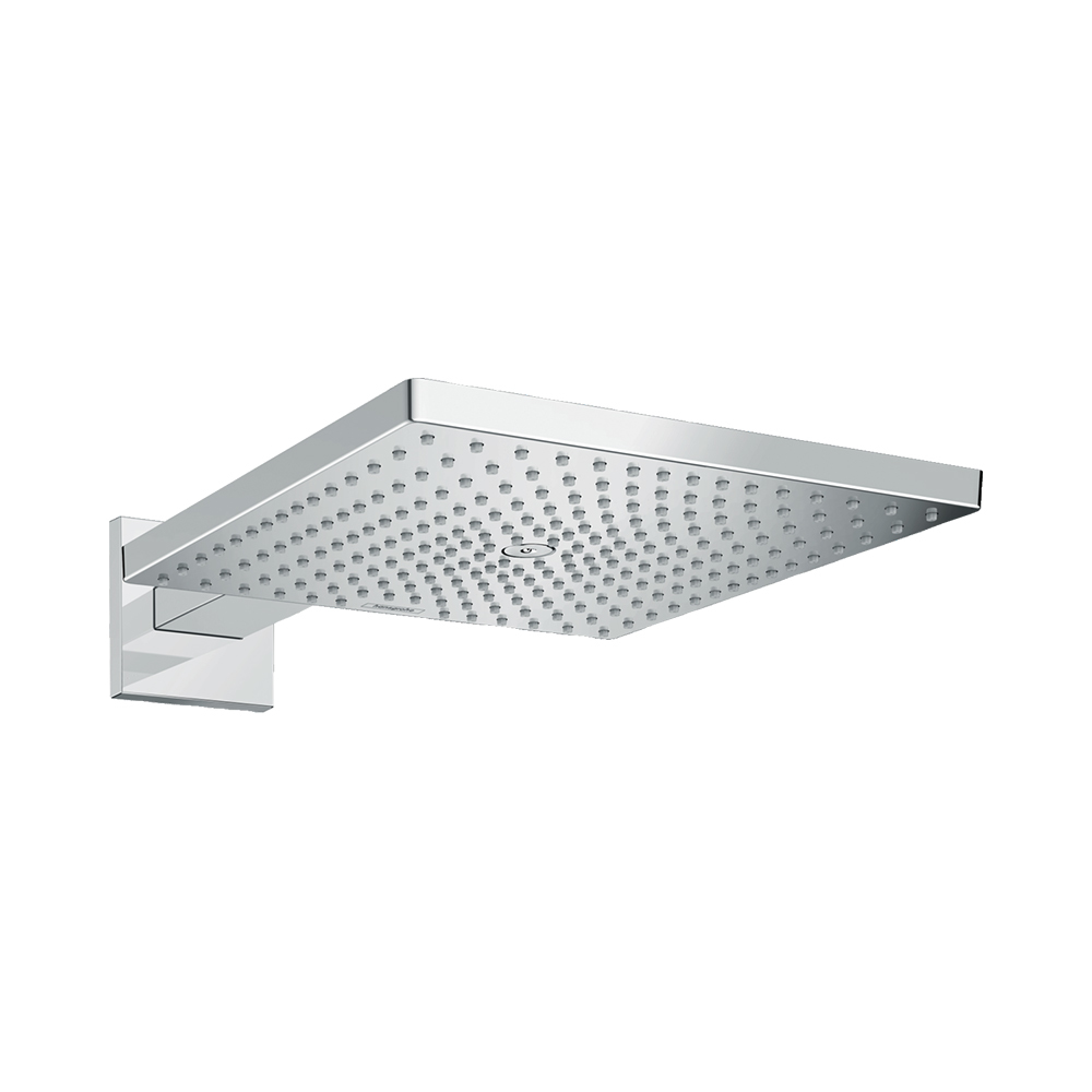 Купить Hansgrohe Raindance E Верхний душ 300 1jet с держателем хром-черный матовый 26238340 в магазине wardena.ru