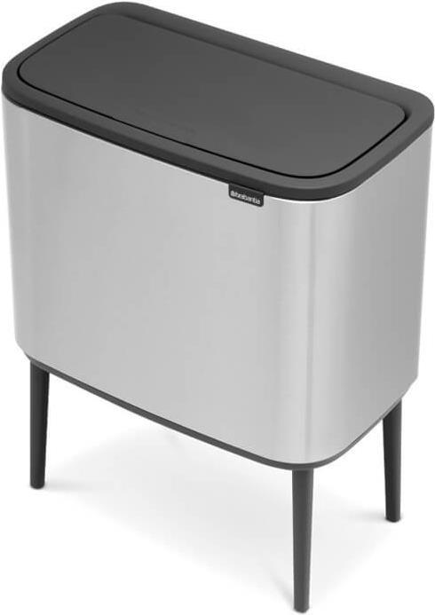Купить Brabantia 316081 Mülleimer 33 l Rechteckig Edelstahl Schwarz - Edelstahl (31 60 81) в магазине wardena.ru