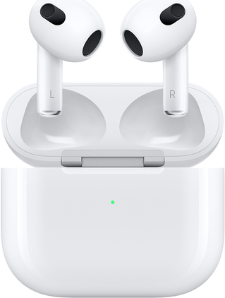Купить Apple AirPods with Lightning Charging Case - 3. Generation - True Wireless-Kopfhörer mit Mikrofon - Ohrstöpsel - Bluetooth - weiß (MPNY3ZM/A) в магазине wardena.ru