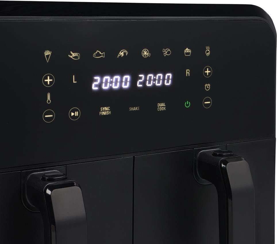 Купить Princess 1.182068.01.001 Double Basket Airfryer - Heißluftfritteuse - 8 l - 220 °C - 6 Person(en) - Doppel - Schwarz (01.182068.01.001) в магазине wardena.ru