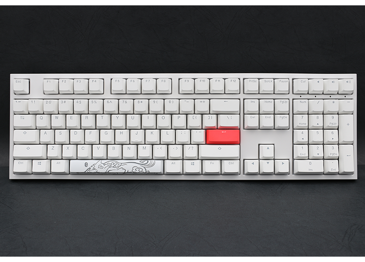 Купить Ducky One 2 White Edition PBT Gaming Tastatur, MX-Speed-Silver, weiße LED - weiß (DKON1808S-PDEPDWZW1) в магазине wardena.ru