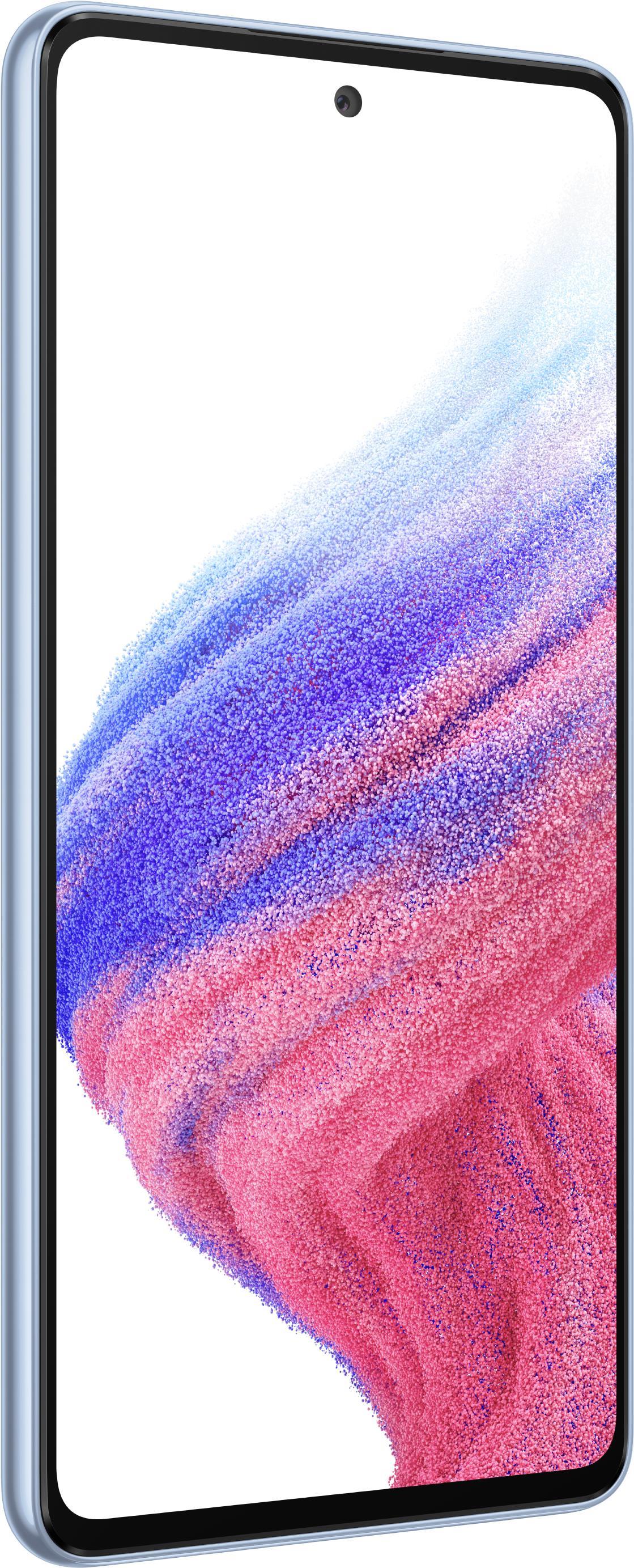 Купить Samsung Galaxy A53 5G SM-A536B 16,5 cm (6.5" ) Hybride Dual-SIM Android 12 USB Typ-C 6 GB 128 GB 5000 mAh Blau (SM-A536BLBNEUB) в магазине wardena.ru
