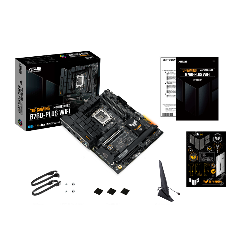 Купить ASUS TUF Gaming B760-Plus WIFI - Intel - LGA 1700 - Intel® Celeron® - Intel® Core™ i3 - Intel® Core™ i5 - Intel® Core™ i7 - LGA 1700 - DDR5-SDRAM - 128 GB (90MB1ER0-M1EAY0) в магазине wardena.ru