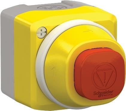 Купить APC Schneider Schneider Electric Not-Aus/Not-Halt 2 LEDs ws/rt 24V1S1Ö XALK84W3BE в магазине wardena.ru