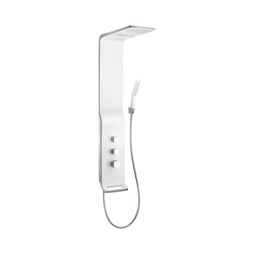 Купить Hansgrohe Raindance Душевая панель Lift 180 2jet внешнего монтажа хром-белый матовый 27008400 в магазине wardena.ru