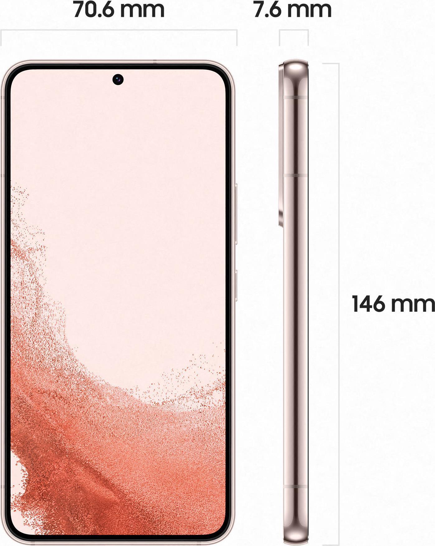 Купить Samsung Galaxy S22 - 5G Smartphone - Dual-SIM - RAM 8 GB / Interner Speicher 128 GB - OLED-Display - 6.1" - 2340 x 1080 Pixel (120 Hz) - Triple-Kamera 50 MP, 12 MP, 10 MP - front camera 10 MP - rosa goldfarben (SM-S901BIDDEUB) в магазине wardena.ru