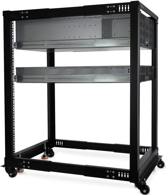 Купить Alphacool ES 19" Open Frame Serverrack 18HE Verstellbare Tiefe (13737) в магазине wardena.ru