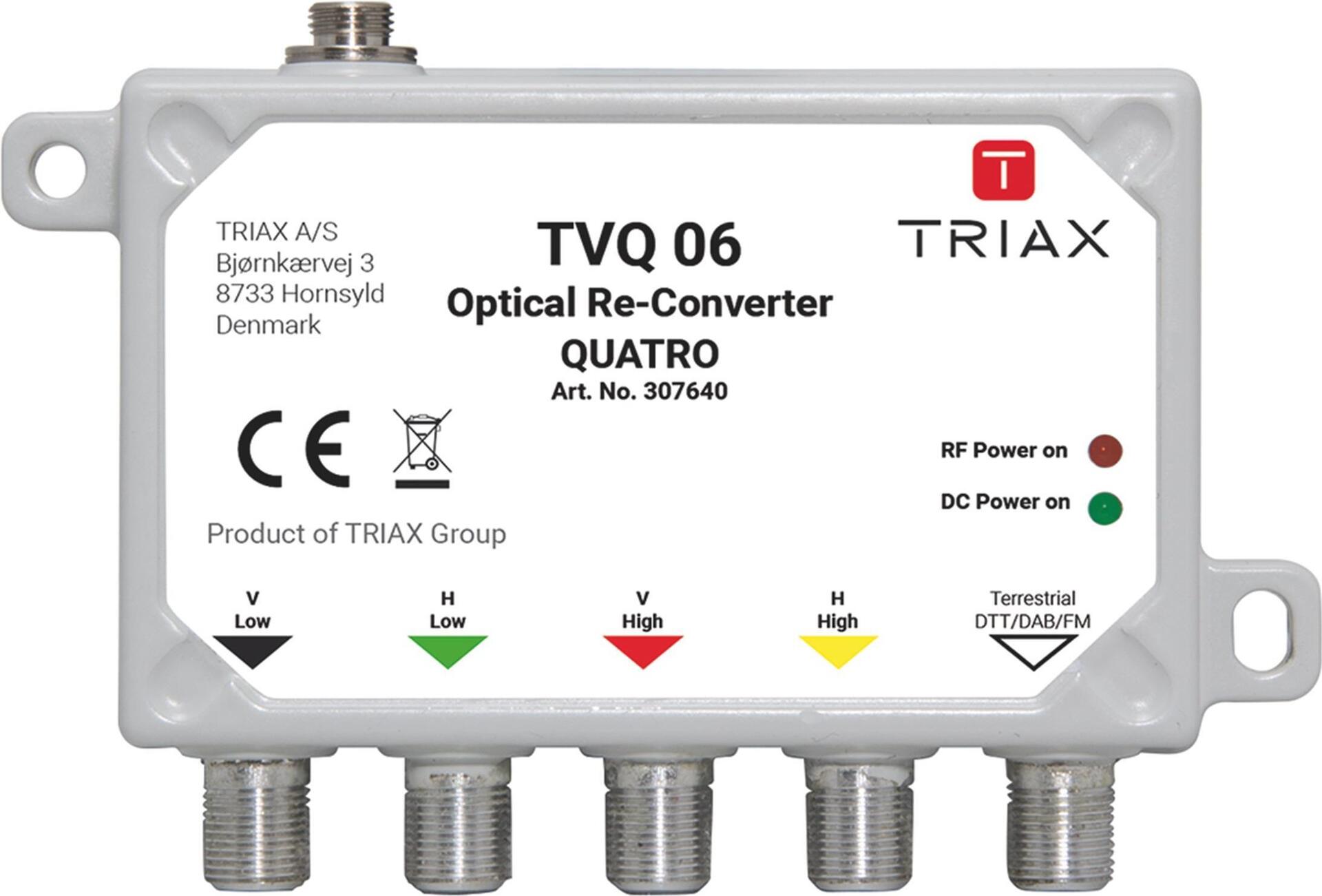 Купить Triax TVQ 06 - Grau - 20 V - 0,4 A - -10 - 60 °C - 26 mm - 61 mm (307640) в магазине wardena.ru
