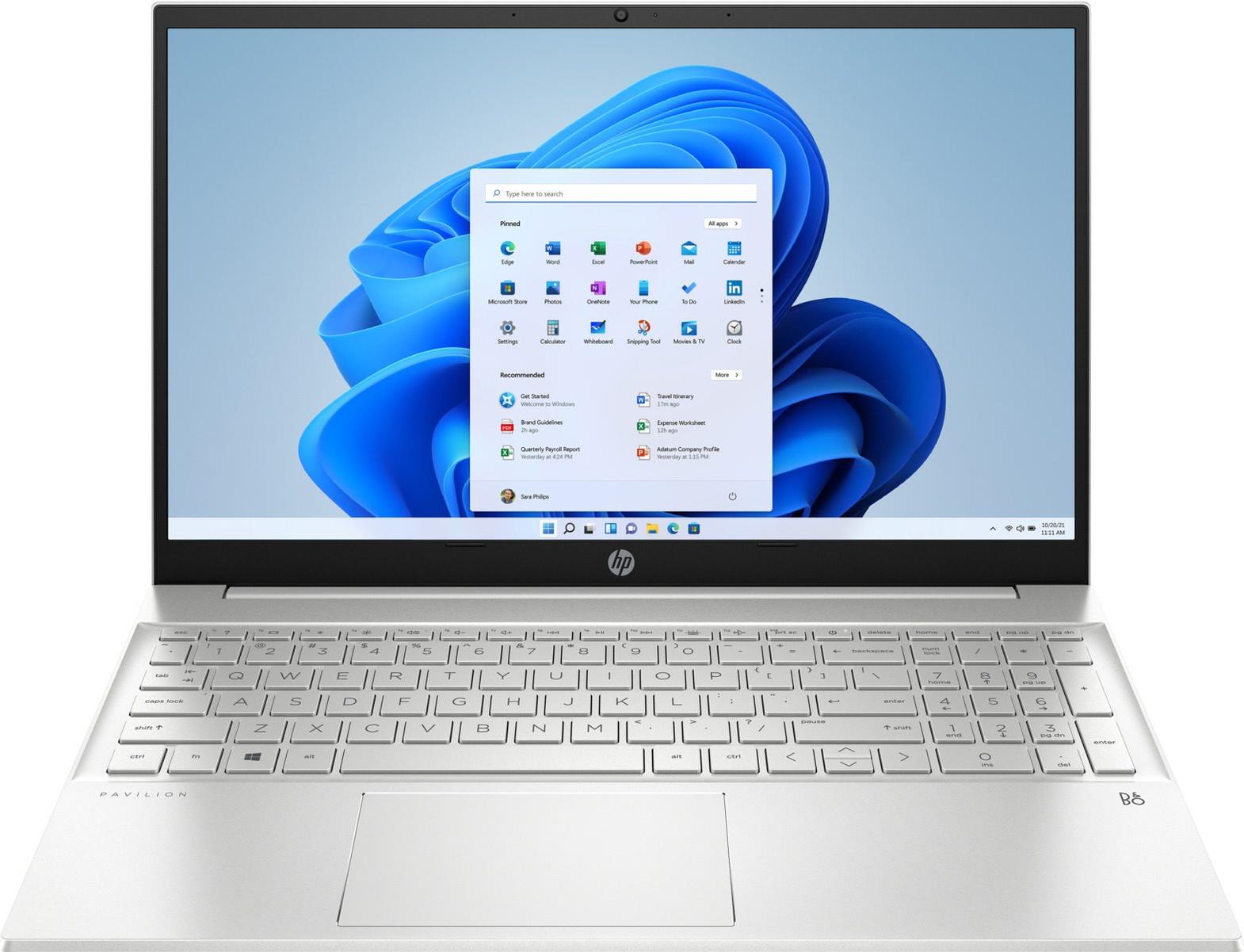 Купить HP Pavilion Laptop 15-eg2055ng - Intel Core i5 1235U / 1,3 GHz - Win 11 Home - Iris Xe Graphics - 8GB RAM - 512GB SSD NVMe - 39,6 cm (15.6") IPS 1920 x 1080 (Full HD) - Wi-Fi 5 - natürlich silberfarben (Basis), Natural S (72V46EA#ABD) в магазине wardena.ru