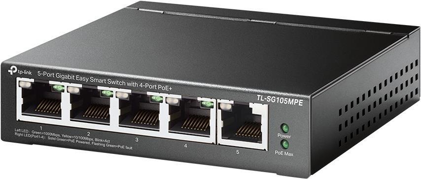 Купить TP-Link TL-SG105MPE V1.60 - Switch - 5 x 10/100/1000 - Desktop в магазине wardena.ru