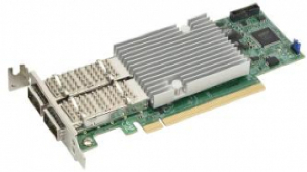 Купить Network Card Supermicro AOC-S100G-B2C-O 2x100GbE BCM57508 QSPF28 в магазине wardena.ru