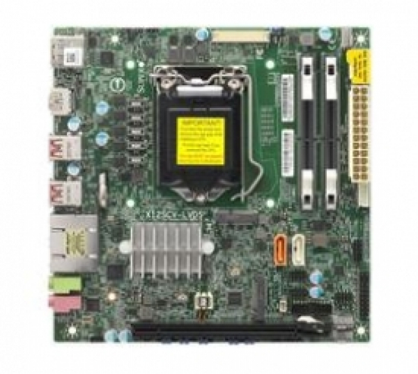 Купить Motherboard Supermicro MBD-X12SCV-LVDS-O W480E LGA1200 Intel Core 10th i9 i7 i5 i3 LGA1200 SATA M.2 DDR4 в магазине wardena.ru