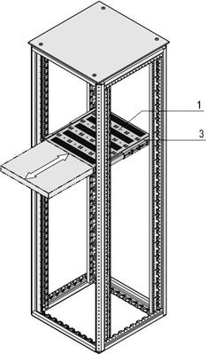 Купить VARISTAR 48,30cm (19")-Fachboden, ausziehb., 30kg Tragl., mit Teleskopschienen (26.10.0539) (22130-343) в магазине wardena.ru