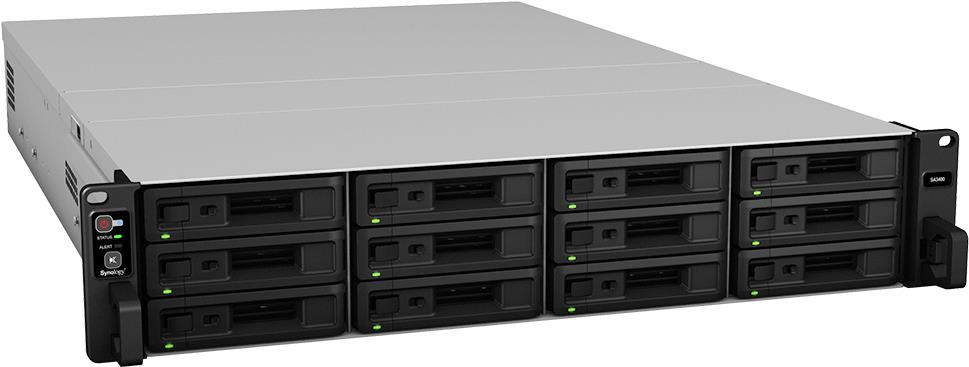 Купить Synology SA3400 - NAS-Server - 12 Schächte - Rack - einbaufähig - RAID 0, 1, 5, 6, 10, JBOD, RAID F1 - RAM 16 GB - Gigabit Ethernet / 10 Gigabit Ethernet - iSCSI - 2U в магазине wardena.ru