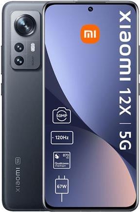 Купить Xiaomi 12X - 5G Smartphone - Dual-SIM - RAM 8 GB / Interner Speicher 256 GB - OLED-Display - 6.28" - 2400 x 1080 Pixel (120 Hz) - Triple-Kamera 50 MP, 13 MP, 5 MP - front camera 32 MP - Grau (MZB0ABEEU) в магазине wardena.ru