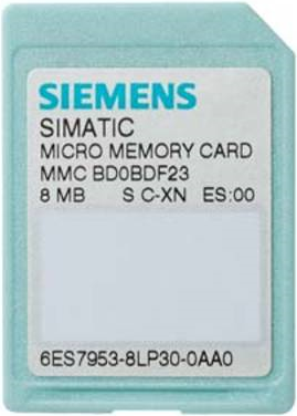 Купить Siemens Simatic S7 - Flash-Speicherkarte - 8MB - SD (6ES7953-8LP31-0AA0) в магазине wardena.ru