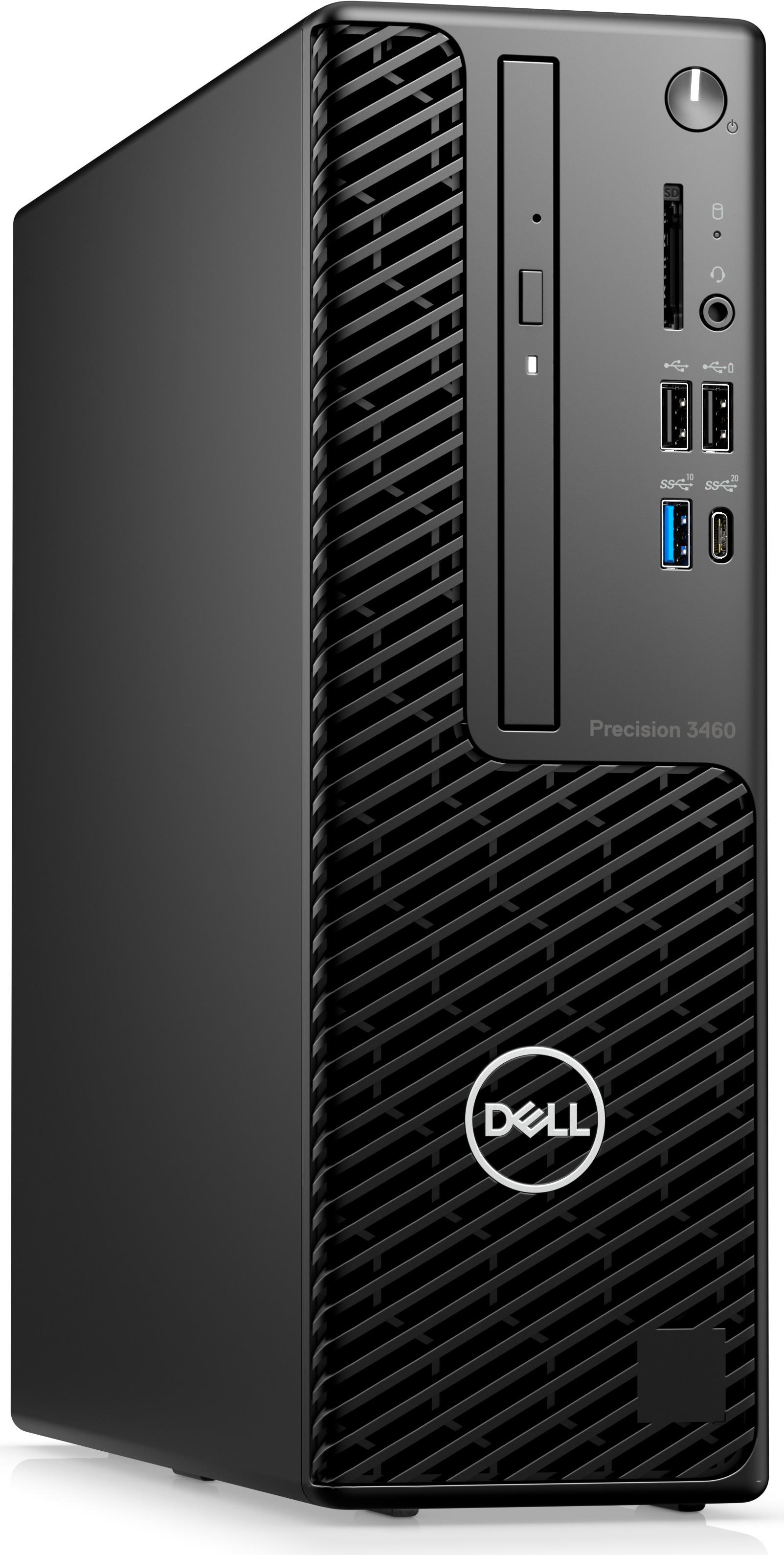 Купить Dell Precision 3460 Small Form Factor - SFF - 1 x Core i7 13700 / 2.1 GHz - vPro Enterprise - RAM 16 GB - SSD 512 GB - NVMe, Class 40 - DVD-Writer - Quadro T1000 - GigE - Win 11 Pro - Monitor: keiner - Schwarz - BTS - mi (7RV3Y) в магазине wardena.ru