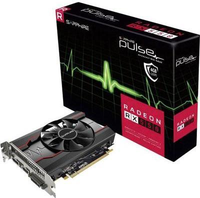 Купить Sapphire Pulse Radeon RX 550 - Grafikkarten - Radeon RX 550 - 4GB GDDR5 - PCIe 3.0 x16 - DVI, HDMI, DisplayPort - leichte Retailverpackung (11268-01-20G) в магазине wardena.ru