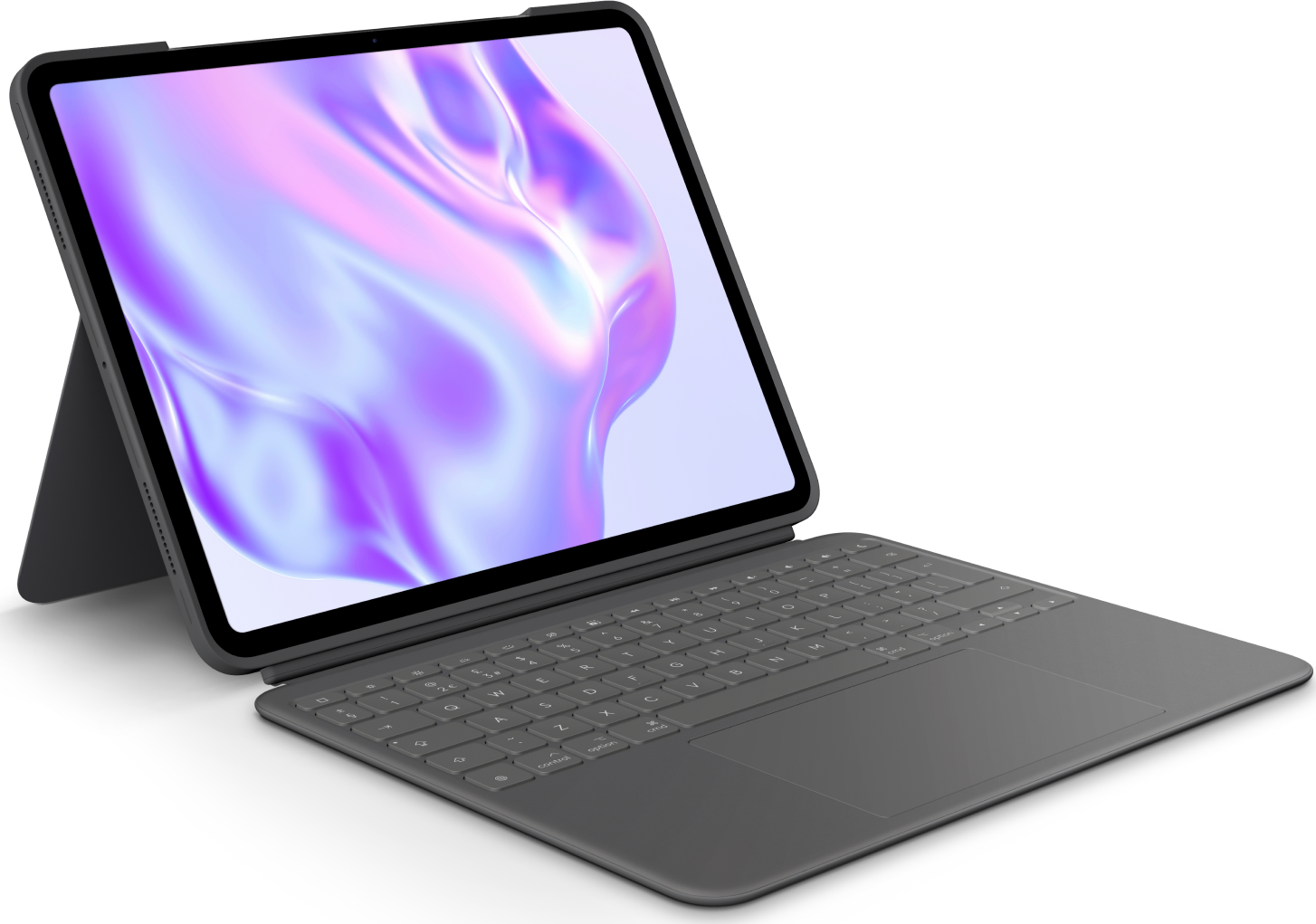 Купить Logitech Combo Touch - Tastatur und Foliohülle - mit Trackpad - hinterleuchtet - Apple Smart connector - QWERTY - GB - Graphite - für Apple 13-inch iPad Pro (M4) (920-012669) в магазине wardena.ru