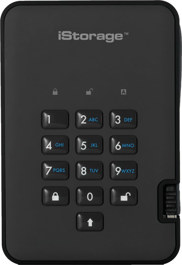 Купить iStorage diskAshur 2 - SSD - verschlüsselt - 1TB - extern (tragbar) - USB 3,1 - FIPS 197 - 256-bit AES-XTS - Phantomschwarz (IS-DA2-256-SSD-1000-B) в магазине wardena.ru