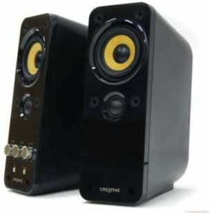 Купить Creative GigaWorks T20 Series II - Multimedia-Lautsprecher für PC - 28 Watt (Gesamt) - zweiweg - Gloss Black (51MF1610AA000) в магазине wardena.ru