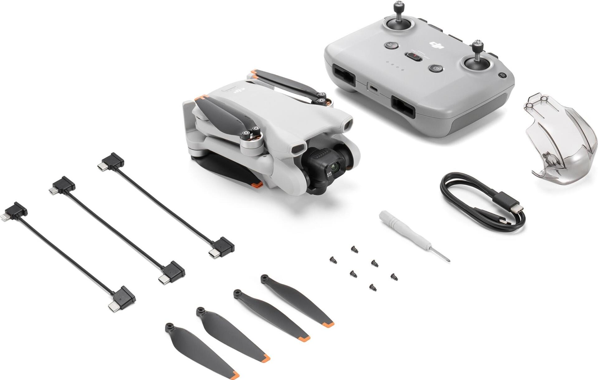 Купить DJI Mini 3 4 Rotoren Quadrocopter 48 MP 3840 x 2160 Pixel 2453 mAh Grau (CP.MA.00000779.01) в магазине wardena.ru