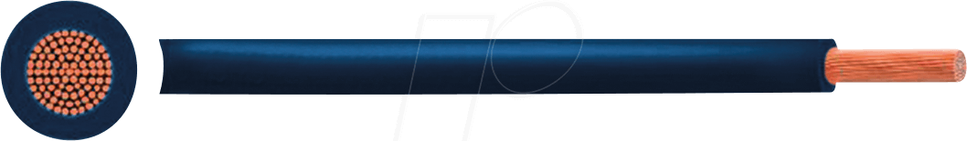 Купить RND CABLE RND 475-00559 - Litze H05V2-K / H07V2-K, 6 mm², 100 m, dunkelblau (RND 475-00559) в магазине wardena.ru