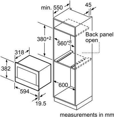 Купить Bosch Serie | 8 BFL634GW1 - Mikrowelle - eingebaut - 21 Liter - 900 W - weiß (BFL 634GW1) в магазине wardena.ru