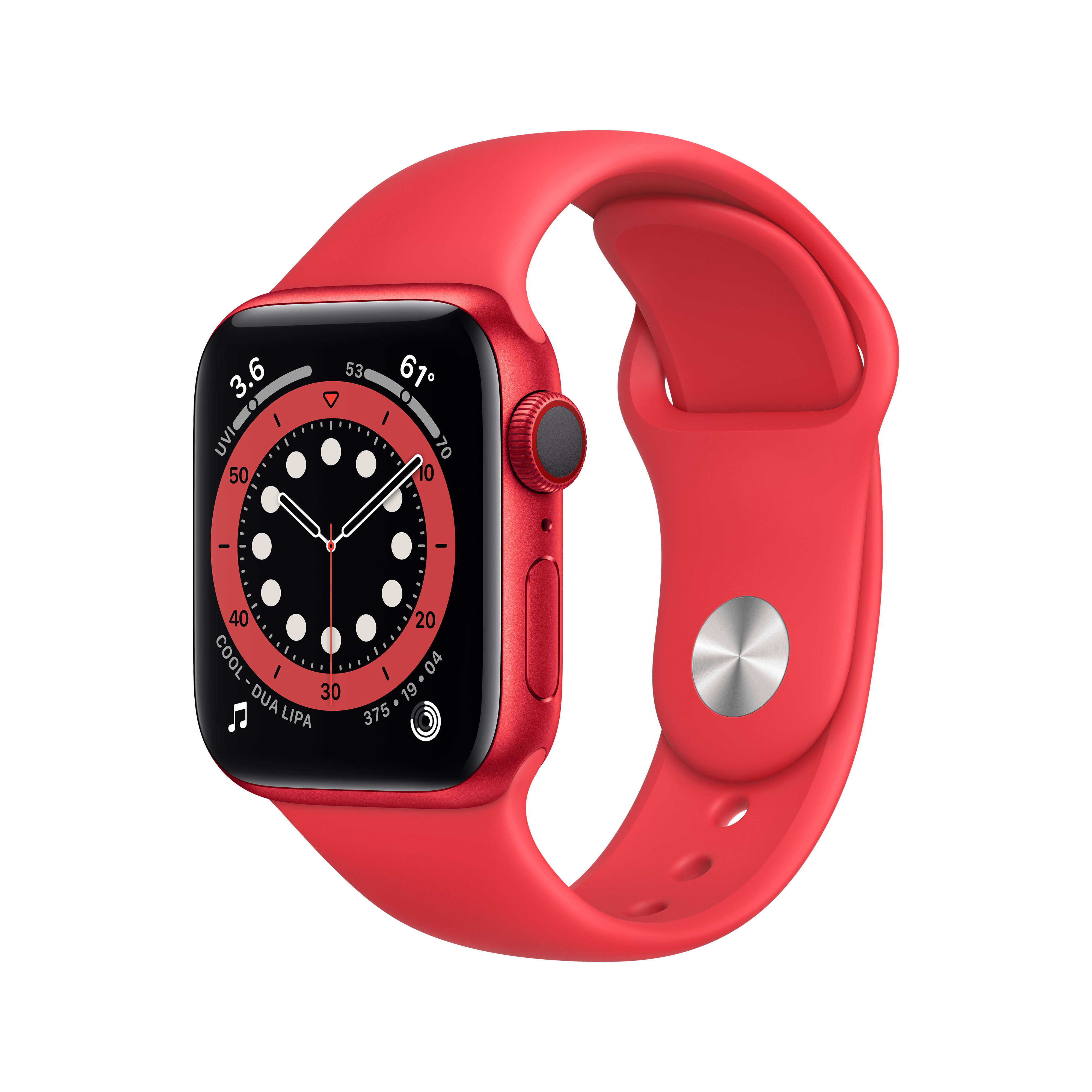 Купить Apple Watch S6 Aluminium 40mm Cellular Rot (Sportarmband PRODUCT(RED)) 40mm Aluminiumgehäuse Rot, Sportarmband PRODUCT(RED) (anpassbar für die Längen S/M und M/L) (M06R3FD/A) в магазине wardena.ru