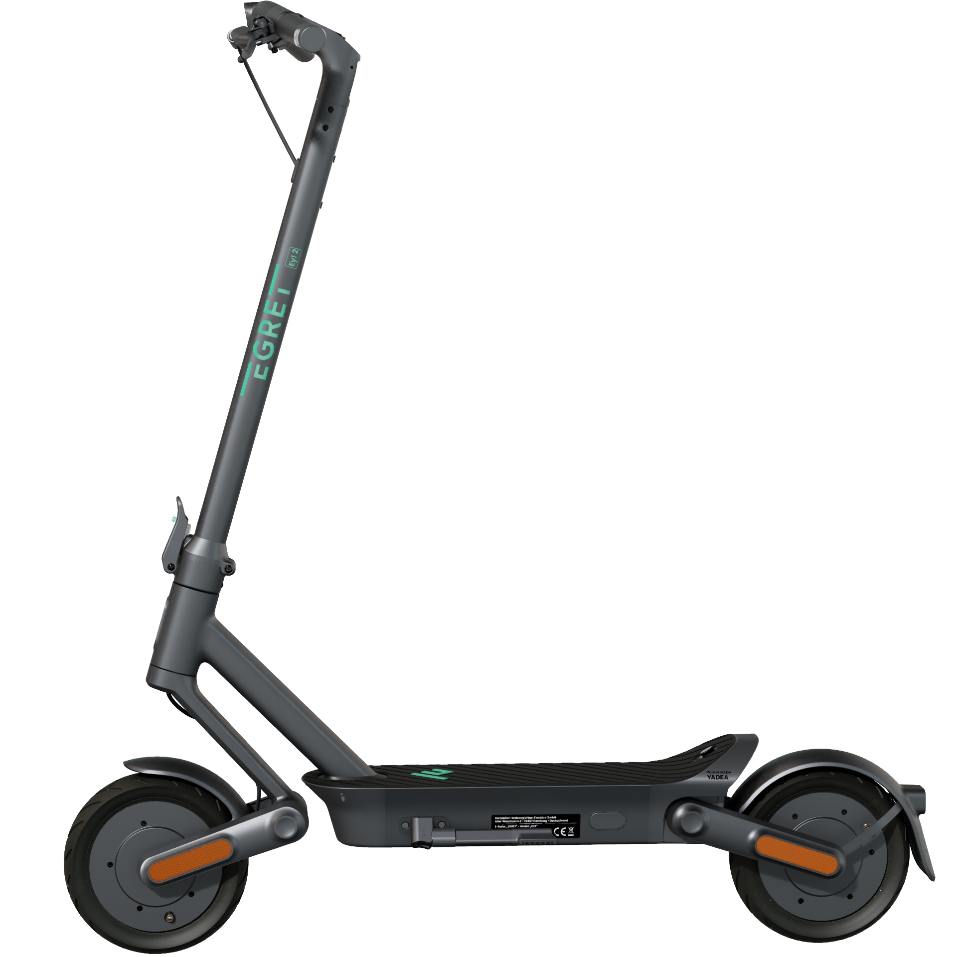 Купить Egret Ey! 2 - Klassischer Roller - Grau - 20 km/h - 120 kg - 2 Rad/Räder (98100-GR) в магазине wardena.ru