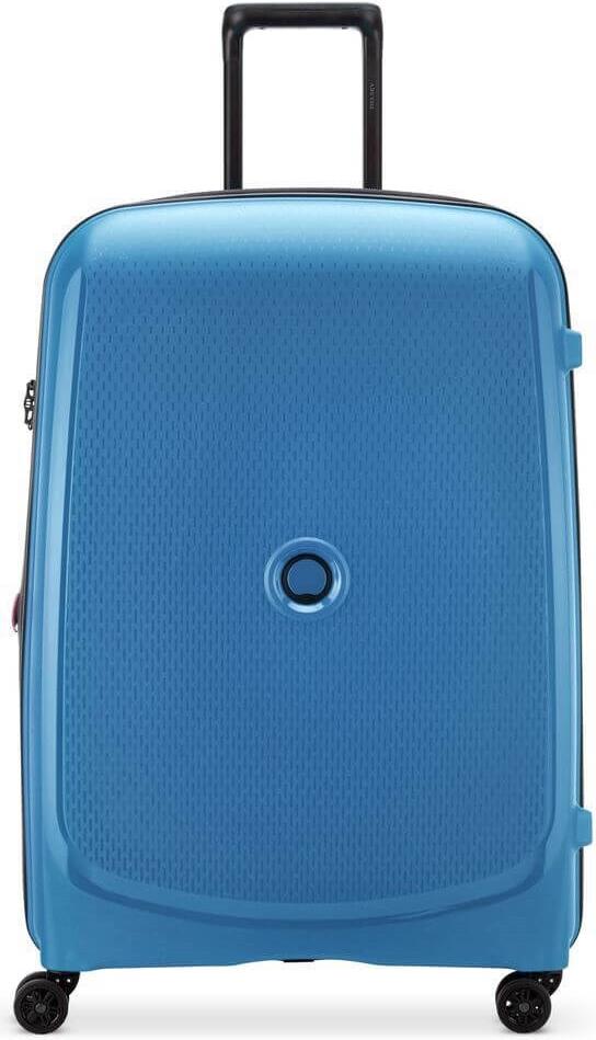 Купить DELSEY KOFFER BELMONT PLUS 76CM 4 DOPPELROLLEN ERWEITERBARER TROLLEY KOFFER CYAN BLAU (00386182172) в магазине wardena.ru
