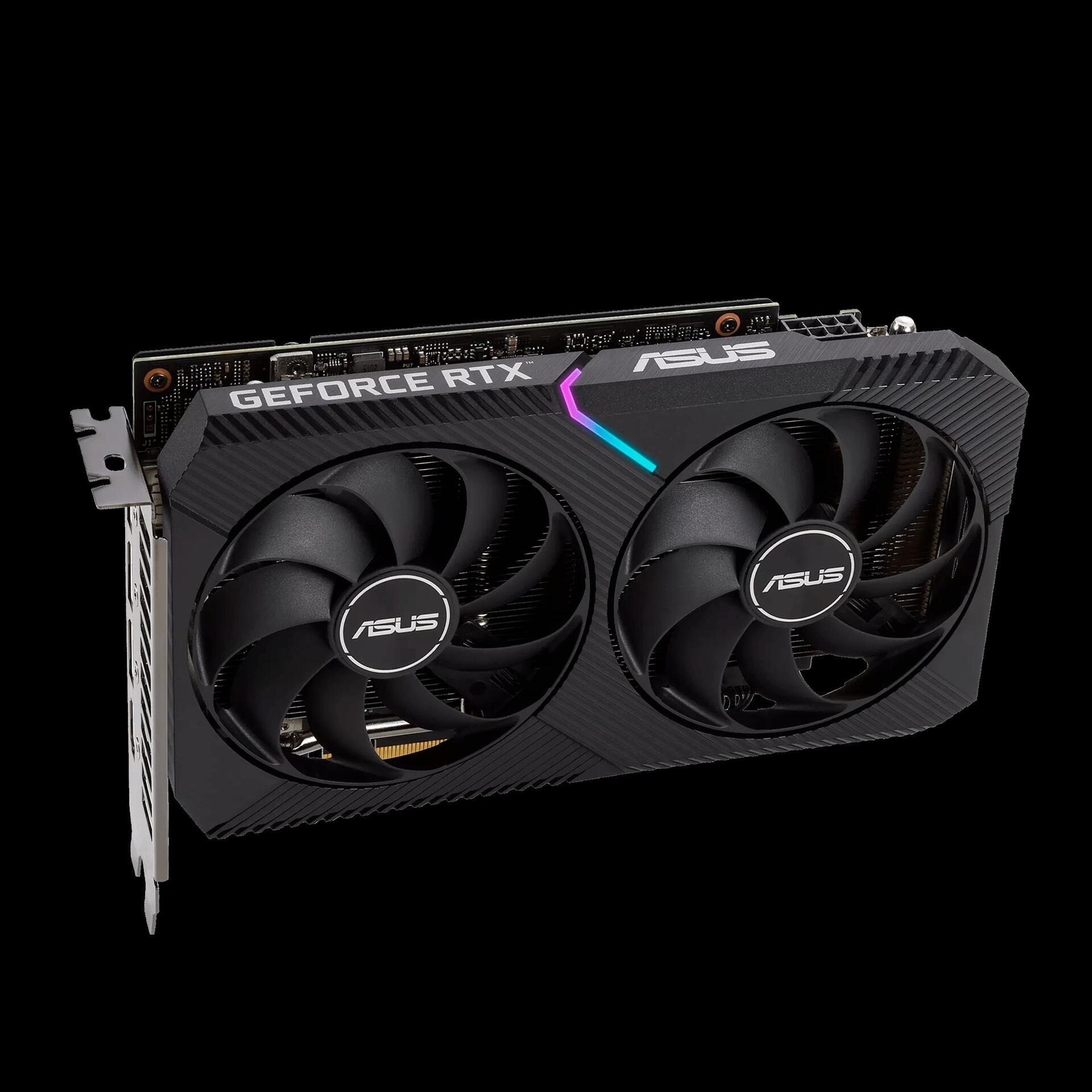 Купить ASUS Dual GeForce RTX 3050 - Grafikkarten - GF RTX 3050 - 8 GB GDDR6 - PCIe 4.0 - HDMI, 3 x DisplayPort (90YV0HH1-M0NA00) в магазине wardena.ru