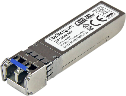 Купить StarTech.com SFP-10GBASE-LR-ST Transceiver Modul (SFP+ Module, 10GBase-LR Cisco kompatibel, Glasfaser, 1310nm, LC Single Mode mit DDM) - SFP+-Transceiver-Modul - 10 GigE - 10GBase-LR - LC Single-Modus - bis zu 10 km - 13 (SFP10GBLRST) в магазине wardena.ru