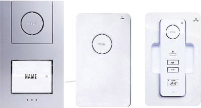 Купить m-e modern-electronics 40941 Türsprechanlage DECT, Funk Komplett-Set 1 Familienhaus Weiß-Silber (40941) в магазине wardena.ru