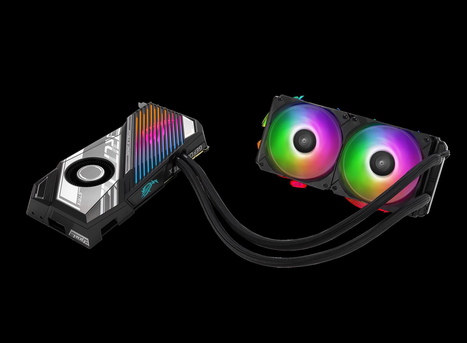 Купить ASUS ROG Strix LC GeForce RTX 3090 Ti OC Edition - Grafikkarten - GF RTX 3090 Ti - 24 GB GDDR6X - PCIe 4.0 - 2 x HDMI, 3 x DisplayPort (90YV0HC0-M0NA00) в магазине wardena.ru