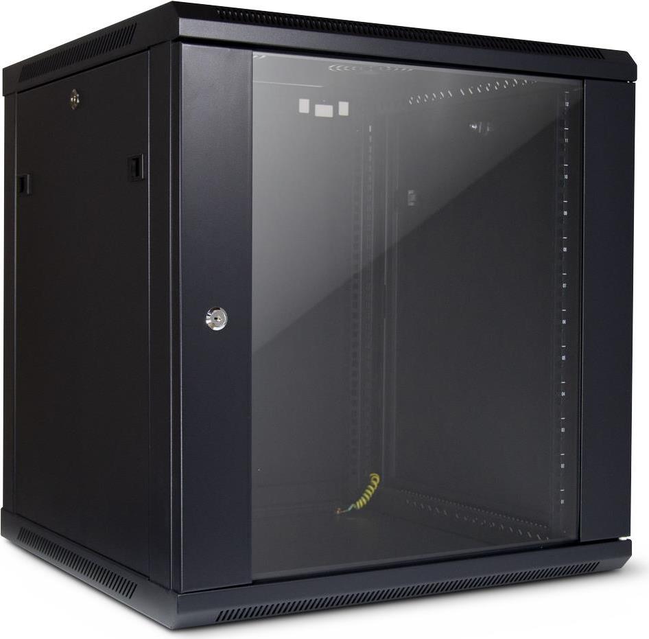 Купить Inter-Tech SMA-6612 - 12U - Wandmontiertes Regal - 40 kg - Schwarz - Metall - Gehärtetes Glas - Geschlossen (88887254) в магазине wardena.ru